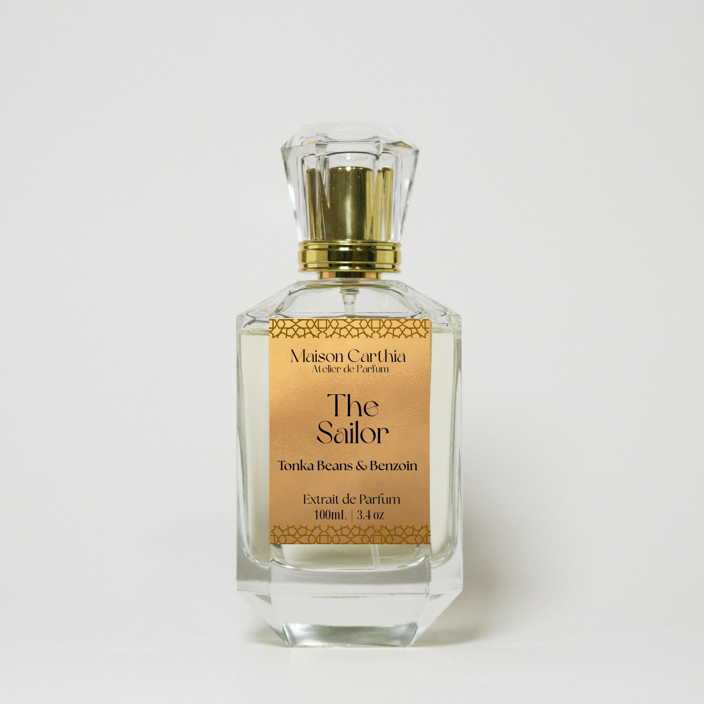 The Sailor extrait de parfum 100 ml bottle, detail, by Maison Carthia