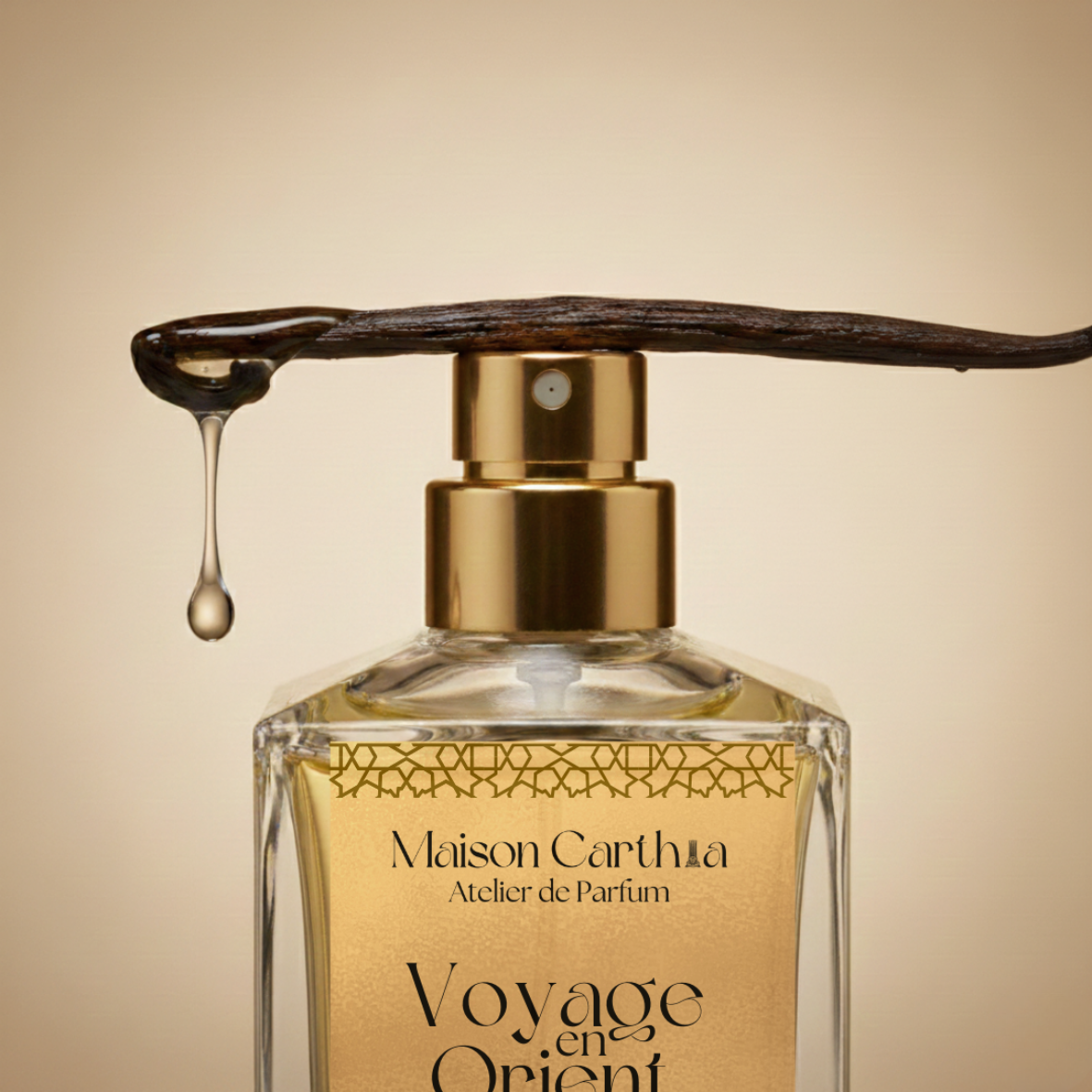 Oud wood and spices styled around Voyage Orient