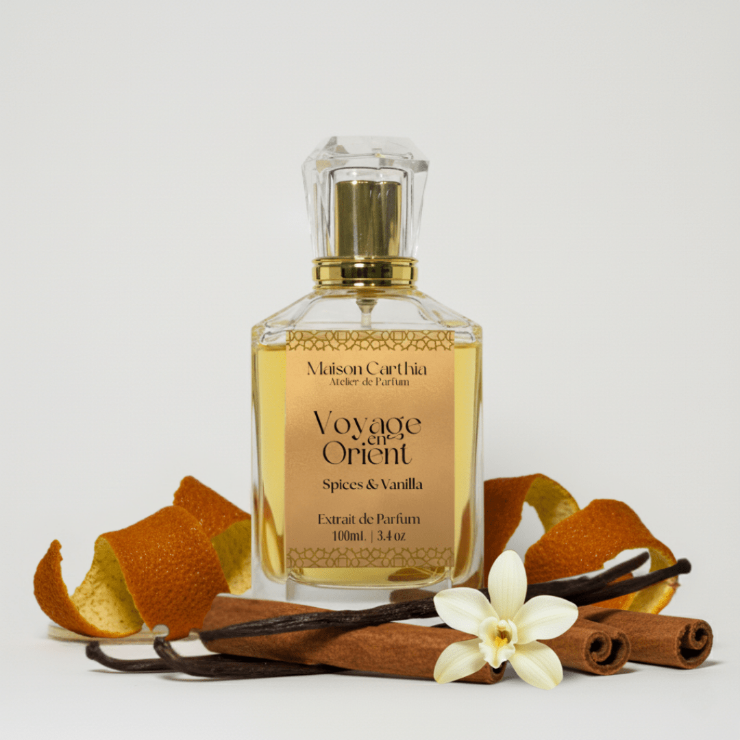 Voyage en Orient extrait de parfum bottle, alternate view, by Maison Carthia